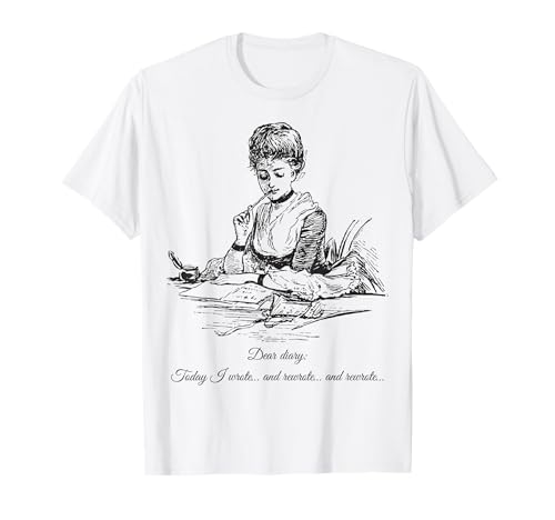 Procrastinating Writer Autor Editor Funny Literary Women T-Shirt Procrastinating Writer Autor Editor Funny Literary Women T-Shirt von Today I wrote... and rewrote.. and rewrote Author