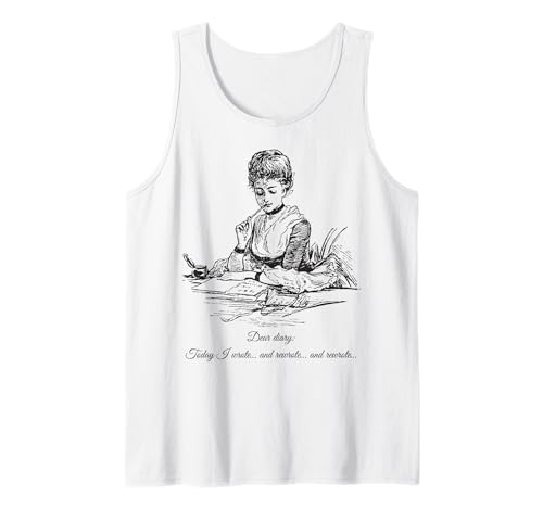 Procrastinating Writer Autor Editor Funny Literary Women Tank Top von Today I wrote... and rewrote.. and rewrote Author