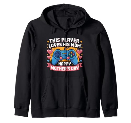 Alles Gute zum Muttertag für Jungen, Gamer, Retro-Gaming-Controller, Mama Kapuzenjacke Alles Gute zum Muttertag für Jungen, Gamer, Retro-Gaming-Controller, Mama Kapuzenjacke von Toddler Boy Mothers Day Video Games