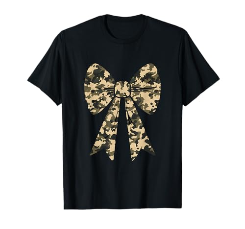 Camouflage Old Camo Bow Camo Kokette Schleife Jagd Frauen Mädchen T-Shirt Camouflage Old Camo Bow Camo Kokette Schleife Jagd Frauen Mädchen T-Shirt von Toddler Girls Camo Shirt Cute Coquette Bow