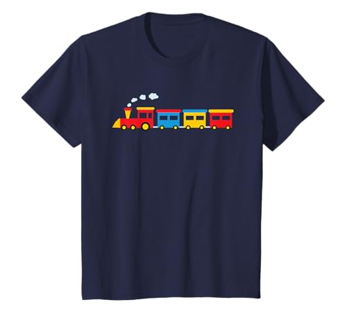 Züge für Jungen Dampflokomotive Zug für Kleinkind Jungen T-Shirt Züge für Jungen Dampflokomotive Zug für Kleinkind Jungen T-Shirt von Toddler Train Boy Steam Train Themed