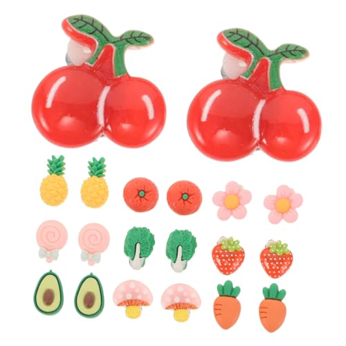 Toddmomy 10 Paare Mädchen Clip Ohrringe Schmerzfrei Blumenmotiv Ohrclips Allergiefrei Sicher für Empfindliche Haut Niedriges Gewicht Party Schmuck Accessoire von Toddmomy