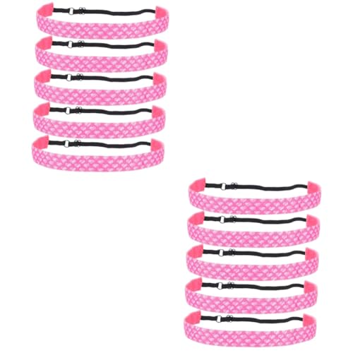 Toddmomy 10 Stk elastisches Stirnband Sport Stirnbänder für Kinder trendige Kopfbedeckungen hairband for men sportstirnband Haargummi haarschmuck elastische Kopfbandagen Fitness-Haarbänder von Toddmomy