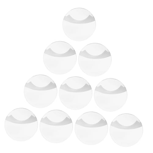 Toddmomy 10 Stück Teiliges Runde Transparente Ausweishüllen aus Hartplastik Robuste Schutzabdeckungen für Runde Abzeichen mit Vielseitig Einsetzbar und Tragbar für Sammler und von Toddmomy