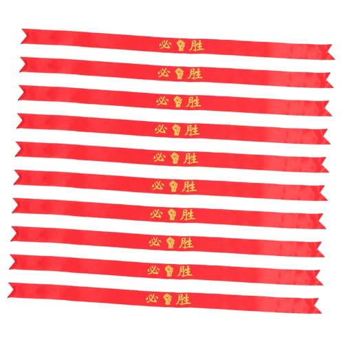 Toddmomy Victory Stirnband 10 Stück Dekorative Sportkopfbänder für Damen Elastisch Atmungsaktiv Sportzubehör für Joggen Fahrradfahren Fußball von Toddmomy