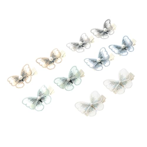 Toddmomy 10St dimensionale Schmetterlings haars pange Haarschmuck für Kinder haarklammer set Haarstyling-Clip Alligator-Haarspangen für hochzeitsdeko Haar-Schmetterlings-Clips von Toddmomy