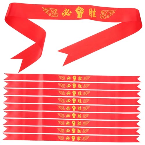 Toddmomy 10St basketball stirnband rotes haarband japanisches Sushi-Koch-Stirnband Stirnbänder Haargummis Männer Stirnband Samurai-Stirnband Stirnband für Sportspiele Yoga Schal von Toddmomy