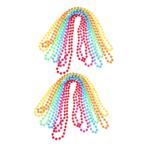 Toddmomy 12 Stück Teiliges Neonfarbene Kunststoff Halsketten in Farben Leichtes Partyaccessoire für Halloween Karneval Maskenball und Festliche Anlässe Bunte Perlenkette als Stilvolles Toddmomy 12 Stück Teiliges Neonfarbene Kunststoff Halsketten in Farben Leichtes Partyaccessoire für Halloween Karneval Maskenball und Festliche Anlässe Bunte Perlenkette als Stilvolles von Toddmomy