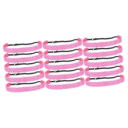 Toddmomy 15 Stk Elastisches Stirnband Verstellbare Stirnbänder Für Mädchen Dünner Lauf Rutschfestes Haarband Diademe Für Mädchen Fitness Sportgürtel Flanell Europäisch Und Amerikanisch von Toddmomy