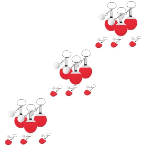 Toddmomy 18 Stk Sport-schlüsselanhänger-geschenke Tischtennis-team-geschenk Pong-geschenk-schlüsselanhänger Schlüsselanhänger Frauen Handtasche Zum Aufhängen Sportball Fräulein Mini Metall von Toddmomy