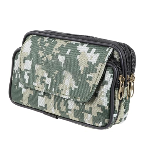 Toddmomy Handytasche Für Männer Mini- -Geldbeutel Mit Reißverschluss Gürteltasche Für Reisen Einkaufen Und Wandern Tragbar Und Praktisch von Toddmomy