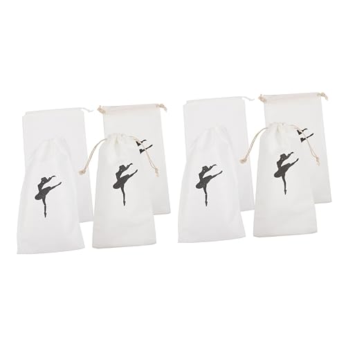 Toddmomy 8stücke Kordelzug Aufbewahrungstaschen Für Tanzschuhe Praktische Ballettschuhbeutel Aus Strapazierfähigem Material Für Mädchen Wiederverwendbar Für Tanzproben Und Reisen von Toddmomy