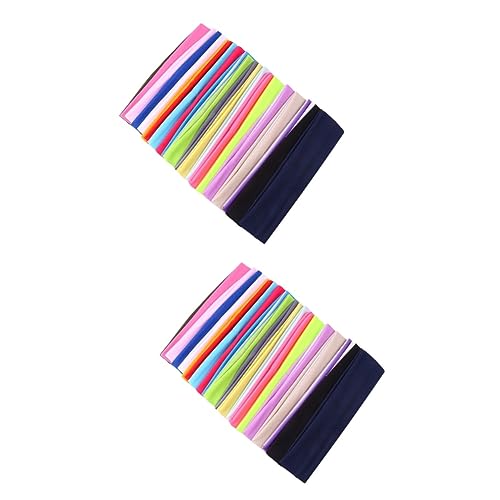 Toddmomy 2 Sätze Teiliges Sport Haarband Für Atmungsaktive Elastische Yoga Und Haarbänder Gemischten Farben Für Fitness Tanz 22 Stück * 2 von Toddmomy