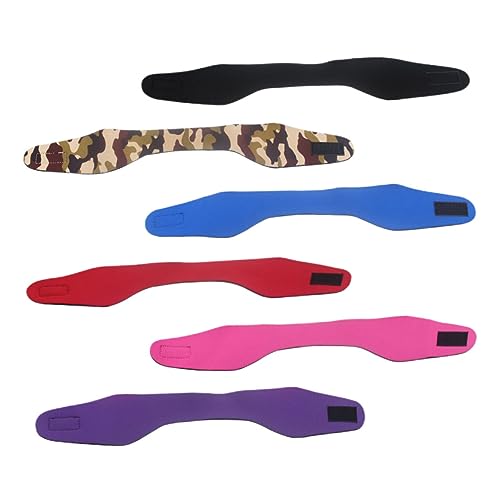 Toddmomy 2 Sätze Unisex Neopren Sport Stirnband Teiliges Wasserdichtes Kopfband Für Schwimmen Yoga Fitness Outdoor Sport Elastisch Und Camouflage 6 Stücke * 2 von Toddmomy