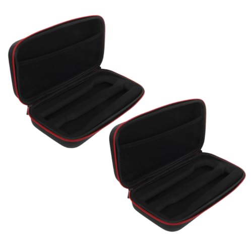 Toddmomy 2 Stck Mikrofon Aufbewahrungstasche Eva Stoßfest Tragbar Reißverschluss Schutz für Kabellose Handmikrofone Reise Organizer Klein Robust von Toddmomy
