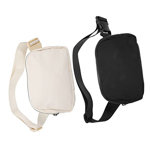 Toddmomy 2stücke Bauchtasche Mini-gürteltasche Hüfttasche Für Herren Mit Verstellbarem Riemen Für Sport Reisen Laufen Outdoor von Toddmomy