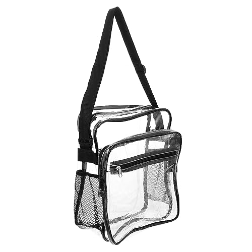 Toddmomy 2st Transparente Damentasche Kulturbeutel Für Damen Klare Kuriertasche Transparente Umhängetasche Klar Lunchpaket Klare Einzelne Umhängetasche Bote PVC Reisen Geldbörse von Toddmomy