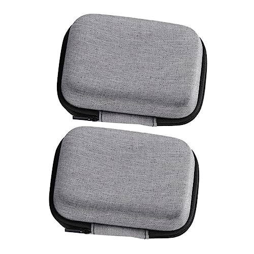 Toddmomy 2 Stück wasserdichte Elektronik Organizer Tasche aus Flexiblem Material Stoßfest und Kratzfrei Geeignet für Mikrofone Ladekabel und Digitale Zubehörteile für Reisen und Alltag von Toddmomy