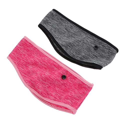 Toddmomy 2St Schal Sport-Haarbänder Stirnbänder für Männer Frauen Bandana Stirnbänder Fitness-Accessoire atmungsaktive Stirnbänder schnelltrocknend Stirnband Kopfbedeckung Männer und Frauen von Toddmomy