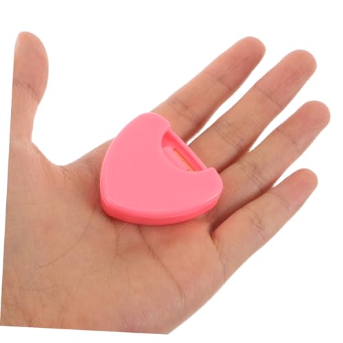 Toddmomy 25 Stück Teiliges Mini Plektrum Etui Tragbarer Pick Organizer für Gitarre Banjo Ukulele Stabiles Kunststoffgehäuse Sicheres Aufbewahren Buntes Design Zubehör von Toddmomy