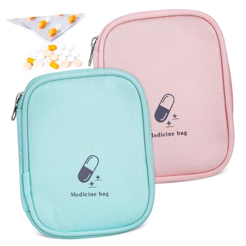 Toddmomy 2St Handtasche, Medikamententasche Reiseapotheke aufbewahrungssack Bags Handtasche Pillendose Medizinische Tasche Organizer für Medizintaschen Arzneimittel Reisetasche von Toddmomy