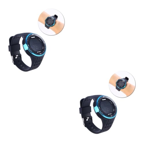 Toddmomy 2St Herrenarmbanduhren Boderry-Uhren für Herren Uhr für Männer digital Uhren für Männer Digitaluhr Herrenuhren wasserdichte Armbanduhr Digitale Sportuhr draussen Anschauen Mann von Toddmomy