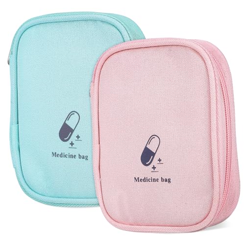 Toddmomy 2St Medikamententasche aufbewahrungssack Pillenetui Erste-Hilfe-Tasche Handtasche Pillendose Organizer für Medizintaschen Outdoor-Medizintasche Erste-Hilfe-Kasten von Toddmomy