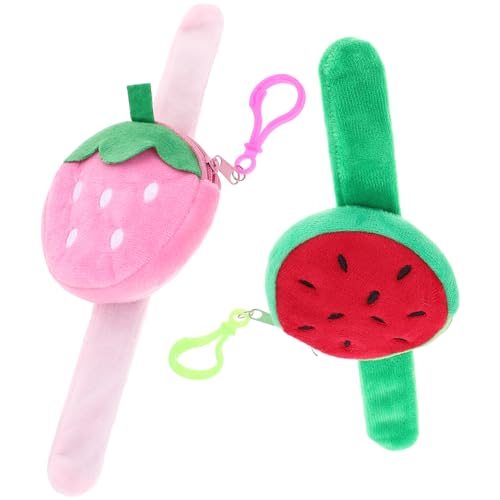 Toddmomy 2Stücke Süße Slap Armbänder Wassermelone Slap Band für Partygeschenk Spielpreise Lustige Komfortable Armbänder für Jungen von Toddmomy