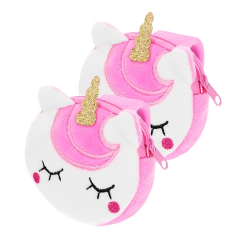 Toddmomy 2stücke Schlagarmband Mit Einhorn-motiv Verarbeitet Weiches Plüschmaterial Bezauberndes Design Als Partyspielzeug Und Aufbewahrungsbeutel Slap-armband Für Junge Mädchen Vielseitig von Toddmomy