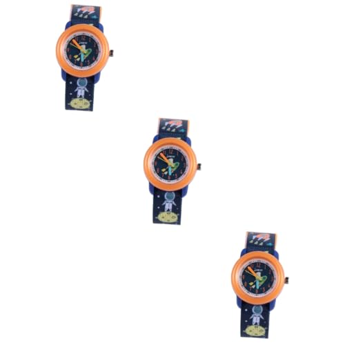 Toddmomy 3 STK Band wasserdichte Uhr Uhren für Kinder wasserdichte Quarzuhren Armbanduhr für Jungen Jungs sehen kinderuhren Quartz Uhr Quarz Armbanduhr Karikatur Anschauen Schleife von Toddmomy
