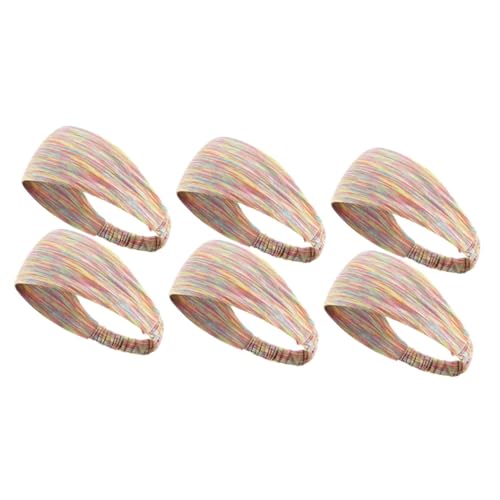 Toddmomy 3 Sätze Sport Stirnbänder Elastische Und Atmungsaktive Haarbänder Für Yoga Fitness Farbenfrohe Schweißbandkopfbedeckung Für Frauen Für Sport 2 Stück * 3 von Toddmomy
