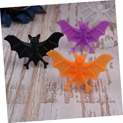 Toddmomy 40 Stück Teiliges Halloween Ring Party Deko Plastikringe mit Fledermaus und Spinnen Design für Erwachsene Strapazierfähige Bunte Finger Ringe Kostüm Zubehör von Toddmomy