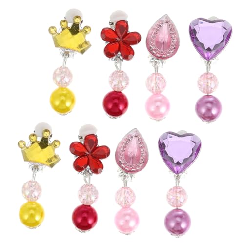 Toddmomy 4Paare Clip Ohrringe für Dangle Ohrschmuck Farbenfrohe Cartoon Design Sicher und Leicht Perfekter Party Schmuck Toddmomy 4Paare Clip Ohrringe für Dangle Ohrschmuck Farbenfrohe Cartoon Design Sicher und Leicht Perfekter Party Schmuck von Toddmomy