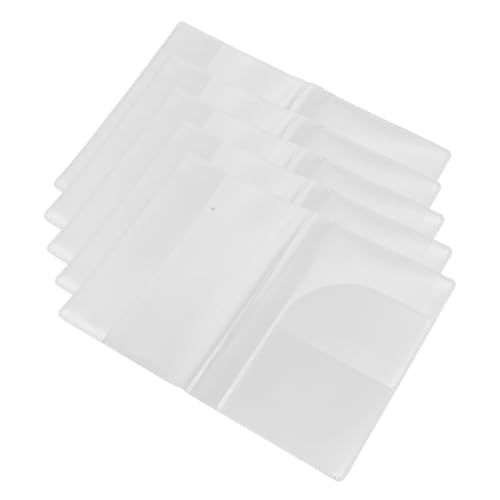 Toddmomy 5stücke Reisepasshülle Transparent Mit Kartenfächern Wasserdichter Ausweishalter Aus Plastik Reisepasshülle Für Kreditkarten Und Dokumente Organizer Für Unterwegs von Toddmomy