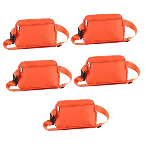 Toddmomy Riementasche 5Er-Pack Diagonale Tasche Reise-Umhängetaschen Für Laufen Hüfttaschen Modische Gürteltasche Schultertasche Seitentasche Hüfttasche Damen-Hüfttasche Hüfttasche Taschen von Toddmomy