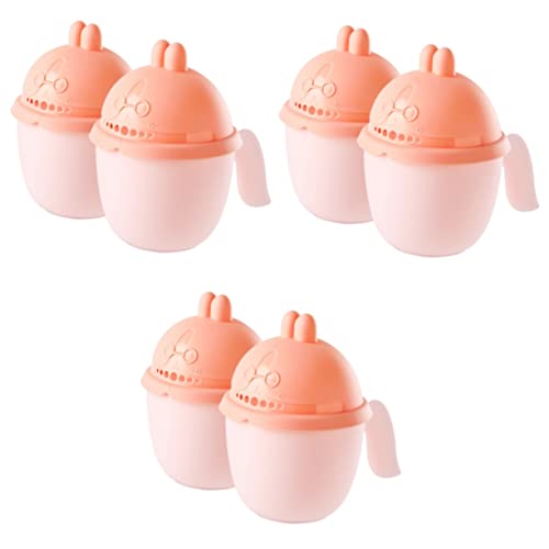 Toddmomy 6 Stk Baby-shampoo-becher Baby-shampoo-rinser Säuglingsbad Babybad Gießen Tasse Badspülbecher Baby-shampoo-spülbecher Cartoon-kaninchen-shampoo Baby Bad Badewanne Anlage Kind Abs von Toddmomy