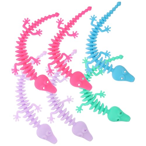 Toddmomy 6stücke Kinderarmbänder Mit Cartoon-tiermotiven Lustige Armbänder Als Spielzeug in Gemischten Farben Weiche Armbandketten Für Kleine Mädchen von Toddmomy