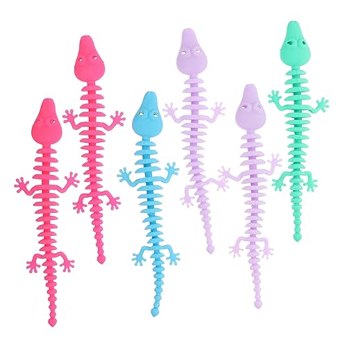 Toddmomy 6stücke Kreative Tierknochenarmbänder in Leuchtenden Farben Lustige Armbänder Für Kleine Mädchen Cartoon-tierarmbänder Als Spielzeug Und Handgelenkdekoration Gemischte Farben von Toddmomy