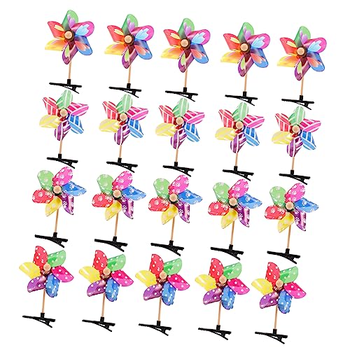 Toddmomy 72 Stck Teiliges Windmühlen Haarklammern für Mädchen und Frauen Bunte Haarspangen Leicht und Komfortabel Vielseitig Einsetzbar als Haarschmuck für Alltag Festtage und Partys von Toddmomy