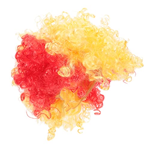 Toddmomy Afro-perücke Perücken Gefärbt Partyclown Perücke Bunt Halloween-clown-perücken Erwachsene Lustige Clownfahne Clownperücke Party Perücke Requisit Das Haustier von Toddmomy