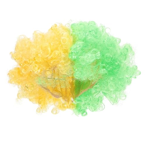 Toddmomy Afro-perücke Styling Erwachsene Karneval Farbe Flagge Clownshaarperücke Lustig Bunt Party Dame Cosplay -perücke Stachelig Clown Perücken Farbige Perücken Das Haustier von Toddmomy