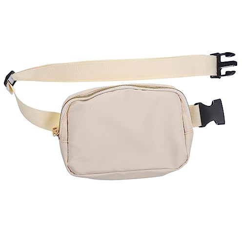 Toddmomy Gürteltasche Bauchtasche Handytasche Tasche Für Damen Hüfttasche Gürtel Für Männer Fanny Hüfttaschen Gürtel Für Mädchen Umhängetasche Weiß Sport Reisen Aufbewahrungstasche von Toddmomy