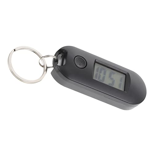 Toddmomy Elektronische Schlüsselanhänger-Uhr Sportuhr Schwarzer Metallkorb Mini- Schlüsselanhänger Hängende Uhr Jungen-Rucksack Krankenschwestern Abzeichen Uhr Kind von Toddmomy