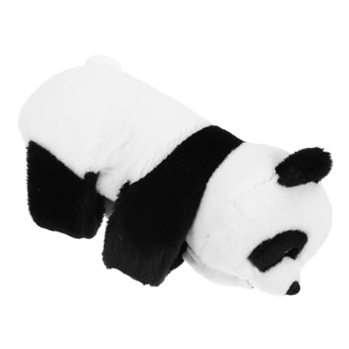 Toddmomy Großes Plüsch Panda Snap Armband Weiches Kuscheltier mit Niedlichem Cartoon Design Einteiliges Party für Panda Fans als Umarmbares Handgelenkband von Toddmomy