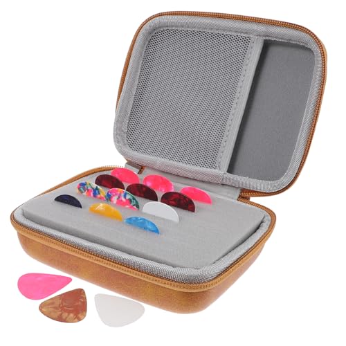 Toddmomy Guitar Pick Aufbewahrungstasche mit Zufälligen Picks Multifunktionale Organizer Tasche für Akustik und Gitarre Tragbar mit Handgriff und Lanyard Schützt Ihr Zufällige Farbe Toddmomy Guitar Pick Aufbewahrungstasche mit Zufälligen Picks Multifunktionale Organizer Tasche für Akustik und Gitarre Tragbar mit Handgriff und Lanyard Schützt Ihr Zufällige Farbe von Toddmomy
