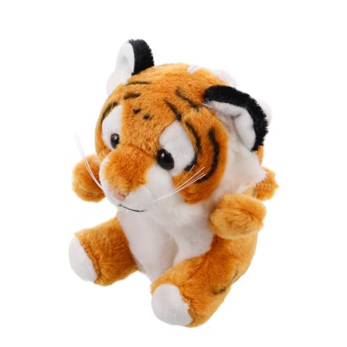 Toddmomy Kleines Tiger Plüschtier Münzbeutel Schlüsselanhänger mit Lanyard Kompakt Vielseitig Nutzbar als Geldbörse und Taschenanhänger Detailreich Verarbeitet Tragbar für Alltag und Party von Toddmomy