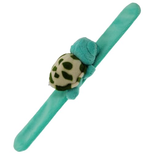 Toddmomy Kuscheltier Schildkröte Slap Armband Niedliches Plüscharmband für Kindergeburtstage und Partys Geeignet als Mitgebsel oder Plüsch Gefertigt Leicht und Handlich von Toddmomy