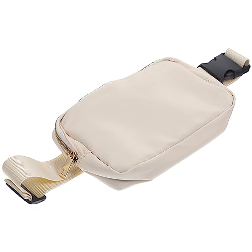Toddmomy Lässige Gürteltasche Für Frauen Stilvolle Anpassbare Bauchtasche Für Sport Und Alltag Telefon Wertsachenaufbewahrung Verstellbarer Tragegurt Praktische Handtasche in Cremefarbe von Toddmomy