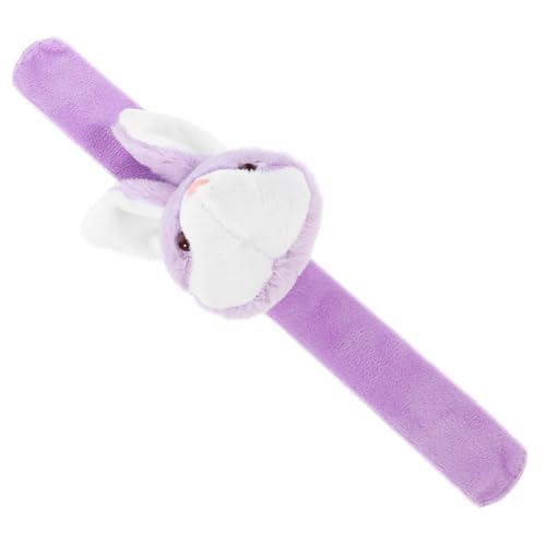 Toddmomy Plüsch Hasen Slap Armband Kuscheliges Tierdesign Party Mitgebsel Weicher Stofftier Handgelenksschmuck Geburtstagsfeier Ostern von Toddmomy