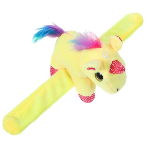 Toddmomy Plüsch Schnapparmband mit Niedlichen Tiermotiven Weiches Bequemes Stoffarmband Leicht und Kompakt Robust und Langlebig Perfektes Party mitgebsel für Mädchen von Toddmomy